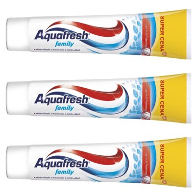 Pasta do zębów AQUAFRESH Family 3 x 100 ml