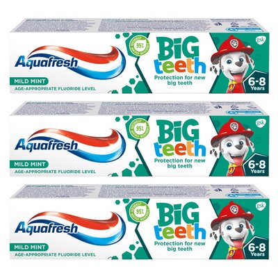Pasta do zębów AQUAFRESH Big Teeth Psi Patrol 50 ml 3 szt.