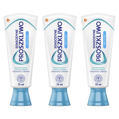 Pasta do zębów SENSODYNE ProSzkliwo Multi Action 75 ml 3 szt.