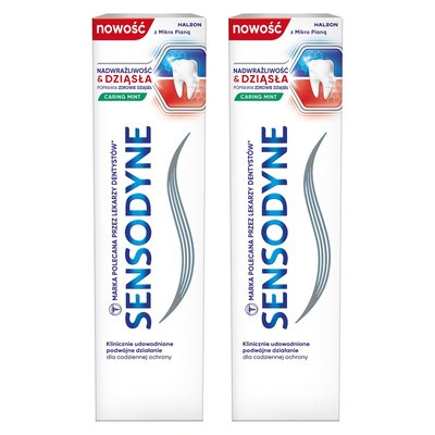 Pasta do zębów SENSODYNE Nadwrażliwość i Dziąsła 75 ml 2 szt.