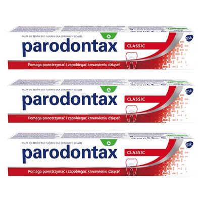 Pasta do zębów PARODONTAX Classic 75 ml 3 szt.