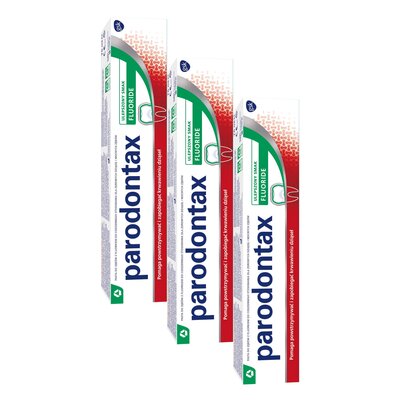 Pasta do zębów PARODONTAX Fluoride 75 ml 3 szt.