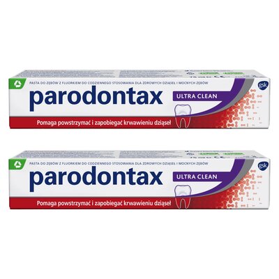 Pasta do zębów PARODONTAX Ultra Clean 75 ml 2 szt.