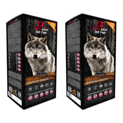 Karma dla psa półwilgotna ALPHA SPIRIT Multiprotein (90 x 200 g)