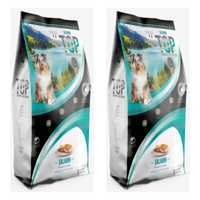 Karma dla psa TOP PREMIUM FOOD FOR DOGS Łosoś S/M 2 x 3 kg