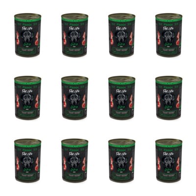 Karma dla psa FITMIN For Life Jagnięcina 12 x 400 g