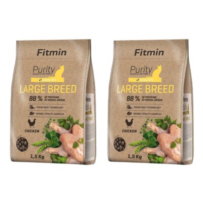Karma dla kota FITMIN Purity Large Breed Kurczak 2 x 1.5 kg