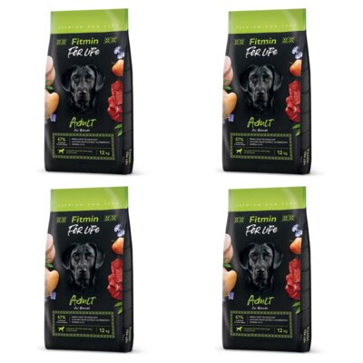Karma dla psa FITMIN Dog For Life Adult All Breeds 4 x 12 kg