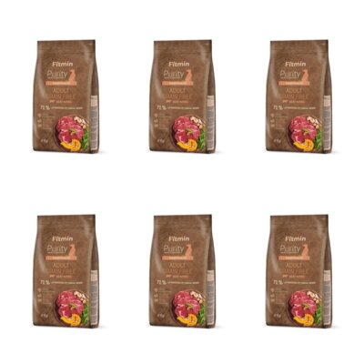 Karma dla psa FITMIN Purity Wołowina 6 x 2 kg