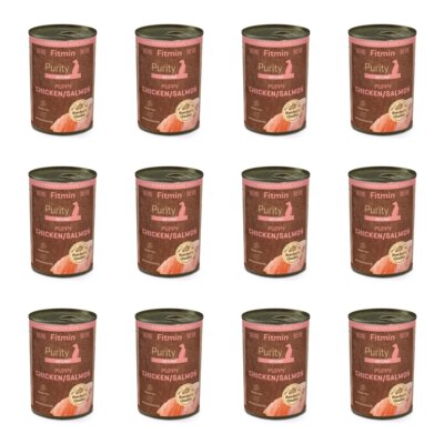 Karma dla psa FITMIN Purity Łosoś z kurczakiem 12 x 400 g