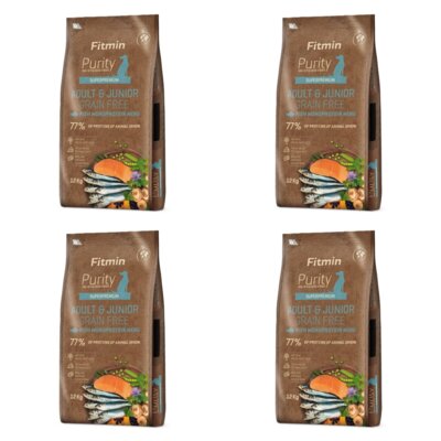 Karma dla psa FITMIN Purity Grain Free Ryba 4 x 12 kg