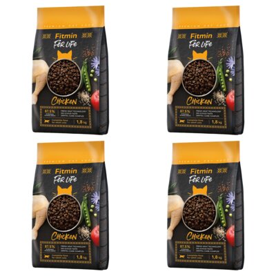 Karma dla kota FITMIN For Life Adult Kurczak 4 x 1.8 kg