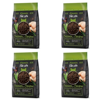 Karma dla kota FITMIN Cat For Life Castrate Kurczak 4 x 1.8 kg