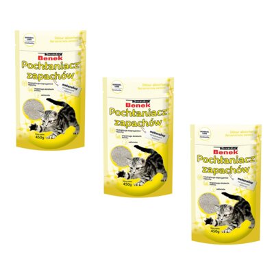 Pochłaniacz zapachu SUPER BENEK Naturalny 3 x 0.45 kg