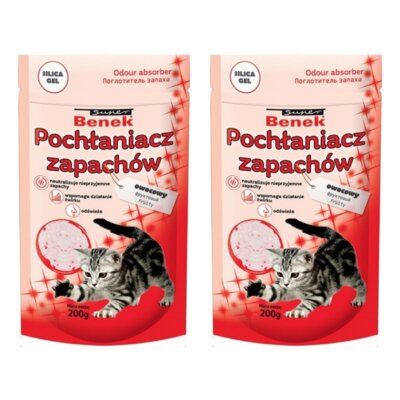 Pochłaniacz zapachu SUPER BENEK Owocowy 2 x 0.2 kg