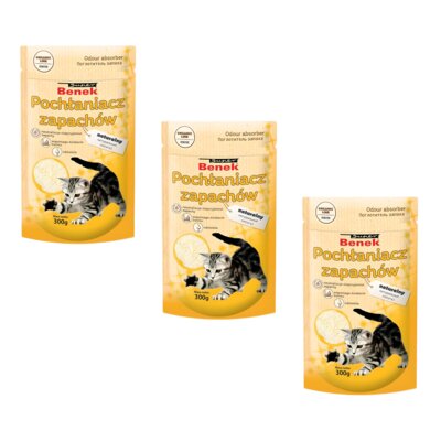 Pochłaniacz zapachu SUPER BENEK Naturalny 3 x 0.30 kg