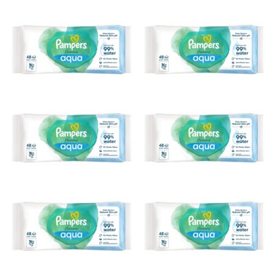 Chusteczki nawilżane PAMPERS Harmonie Aqua (288 szt.)
