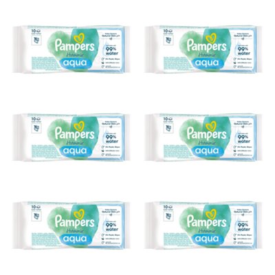 Chusteczki nawilżane PAMPERS Harmonie Aqua (60 szt.)