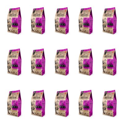 Karma dla psa WIEJSKA ZAGRODA Junior Indyk z jabłkiem M 15 x 2 kg