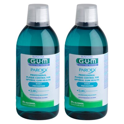 Płyn do płukania jamy ustnej SUNSTAR GUM Paroex 2 x 500 ml