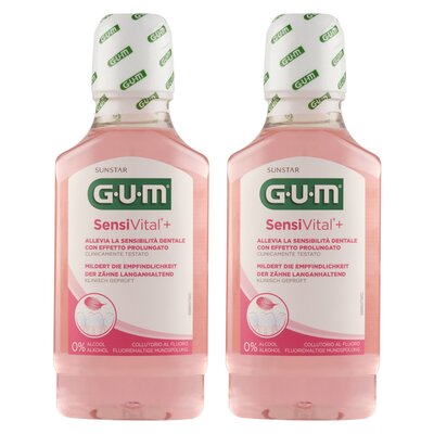 Płyn do płukania jamy ustnej SUNSTAR GUM SensiVital + 2 x 300 ml