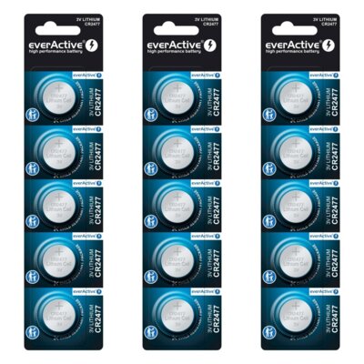 Baterie CR2477 EVERACTIVE (15 szt.)