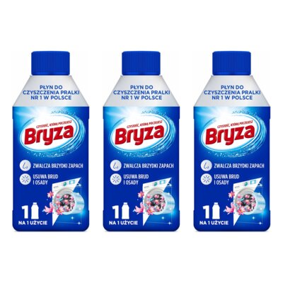 Płyn do czyszczenia pralki BRYZA Orginal 3 x 250 ml