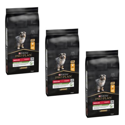 Karma dla psa PURINA Pro Plan Medium Puppy Healthy Start Kurczak 3 x 12 kg