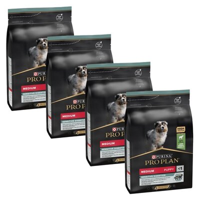 Karma dla psa PURINA Pro Plan Medium Puppy Jagnięcina 4 x 3 kg