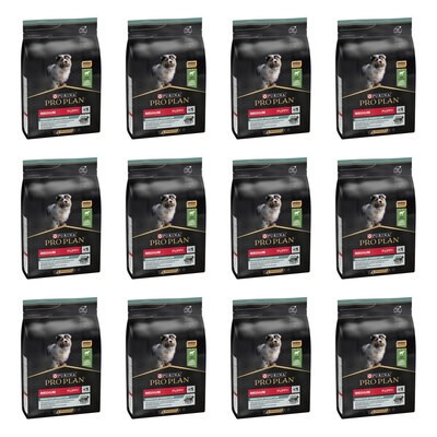 Karma dla psa PURINA Pro Plan Medium Puppy Jagnięcina 12 x 3 kg