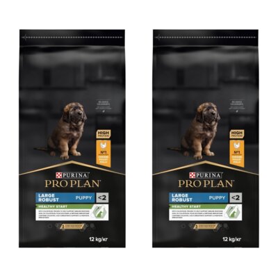 Karma dla psa PURINA Pro Plan Healthy Start Puppy Large Robust Kurczak 2 x 12 kg