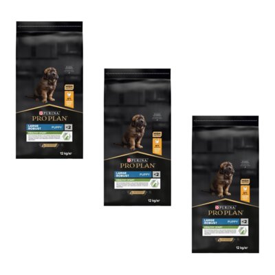 Karma dla psa PURINA Pro Plan Healthy Start Puppy Large Robust Kurczak 3 x 12 kg