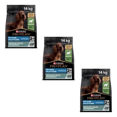 Karma dla psa PURINA Pro Plan Sensitive Digestion Jagnięcina 3 x 14 kg