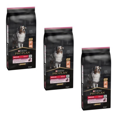 Karma dla psa PURINA Pro Plan Sensitive Skin Łosoś 3 x 14 kg