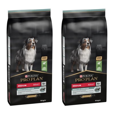 Karma dla psa PURINA Pro Plan Medium Sensitive Digestion Jagnięcina 2 x 14 kg