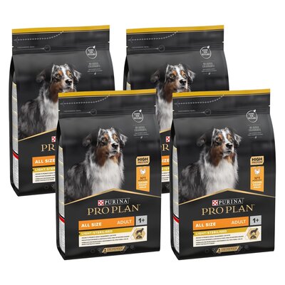 Karma dla psa PURINA Pro Plan All Size Adult Light Sterilised Kurczak 4 x 3 kg
