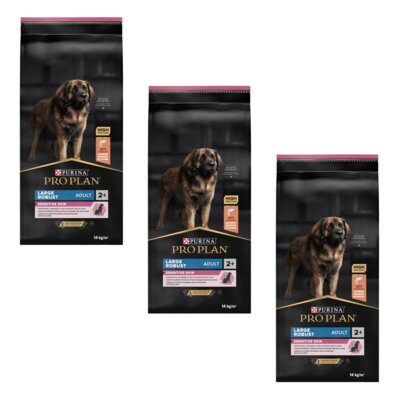 Karma dla psa PURINA Pro Plan Large Robust Łosoś 3 x 14 kg