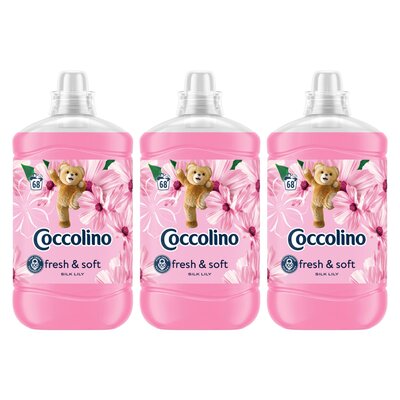 Płyn do płukania COCCOLINO Silk Lily 3 x 1700 ml