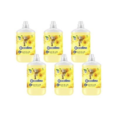 Płyn do płukania COCCOLINO Happy Yellow 6 x 1700 ml