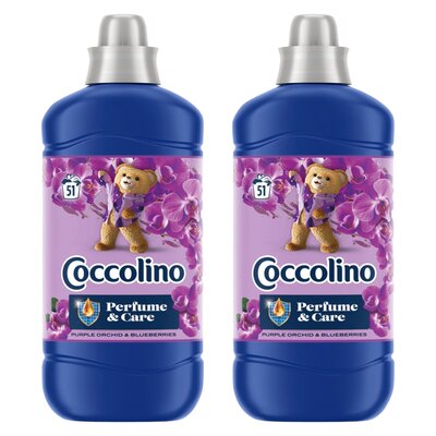 Płyn do płukania COCCOLINO Purple Orchid & Blueberries 2 x 1275 ml