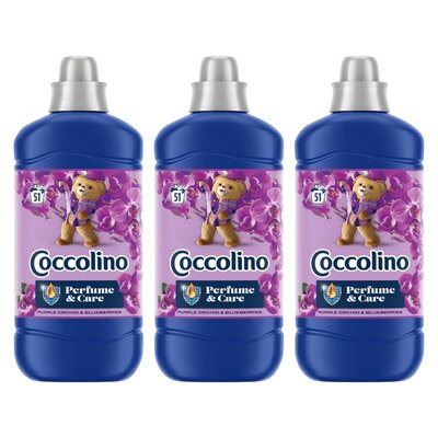 Płyn do płukania COCCOLINO Purple Orchid & Blueberries 3 x 1275 ml
