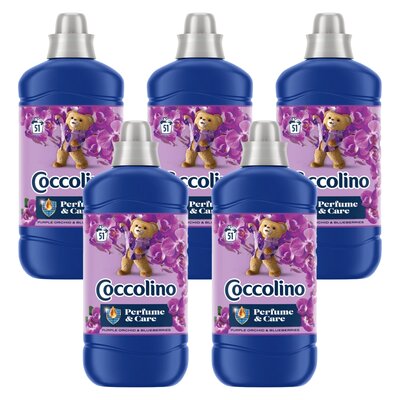 Płyn do płukania COCCOLINO Purple Orchid & Blueberries 5 x 1275 ml