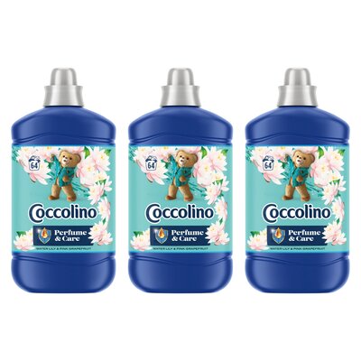 Płyn do płukania COCCOLINO Water Lily & Pink Grapefruit 3 x 1600 ml
