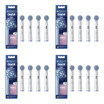Oryginalna końcówka szczoteczki ORAL-B Sensitive Clean (16 szt.) (Delikatne czyszczenie)