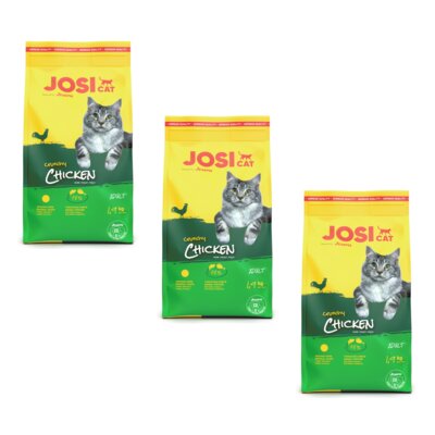 Karma dla kota JOSERA JosiCat Crunchy Chicken Kurczak 3 x 1.9 kg