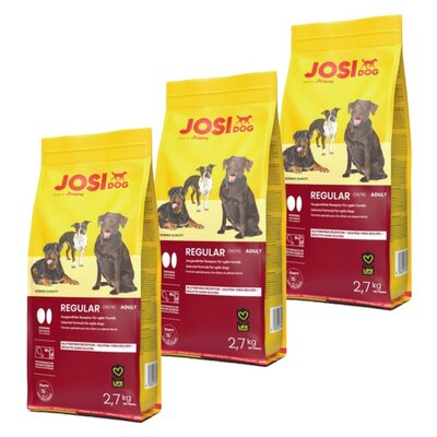 Karma dla psa JOSIDOG Regular Drób 3 x 2.7 kg