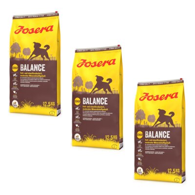 Karma dla psa JOSERA Balance Drób z ryżem i kukurydzą 3 x 12.5 kg