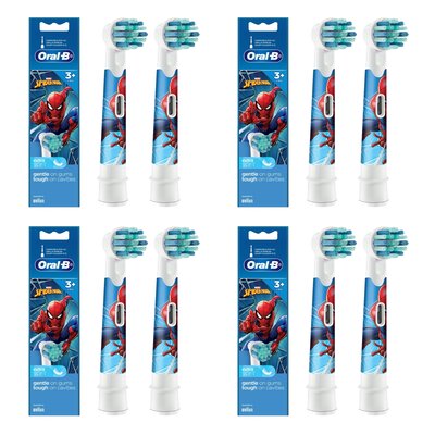 Oryginalna końcówka szczoteczki ORAL-B EB10S-2 Spider-Man (8 szt.) (Dla dzieci)