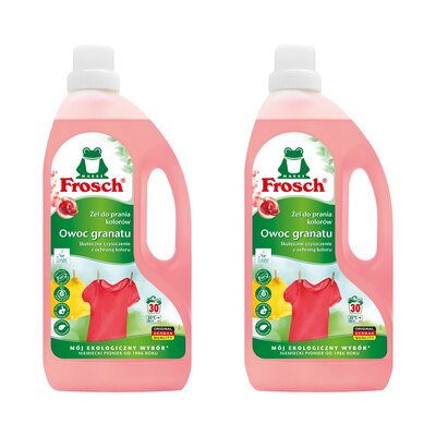 Żel do prania FROSCH Owoc granatu 2 x 1500 ml
