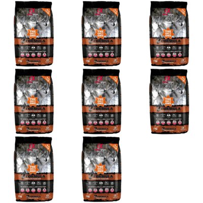 Karma dla psa półwilgotna ALPHA SPIRIT 7 Days Formula Wieprzowina z kurczakiem i rybą 8 x 3 kg